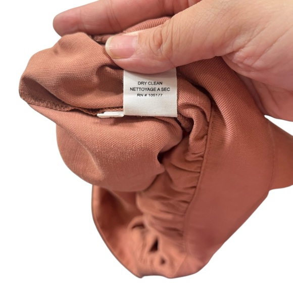 Ulla Johnson Iggy Clay Jumpsuit Women’s Size 0 Pink Bow Back Wide Leg - Picture 12 of 15